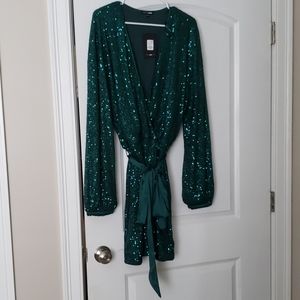 Green Sequin Dress